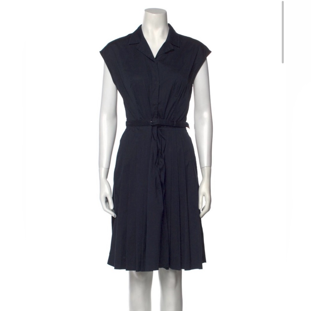 Prada Chic Blue Midi Dress